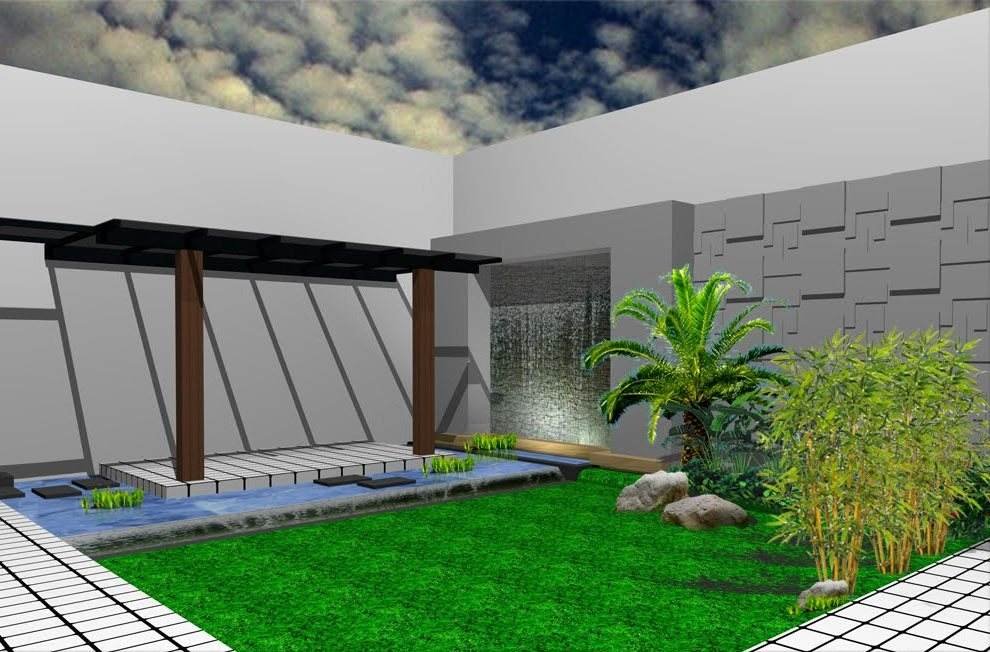  desain taman minimalis dalam rumah Bagi in com