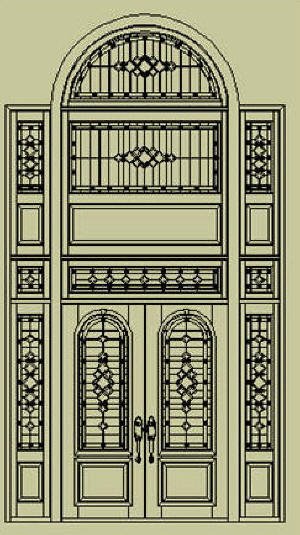 123 Model  Pintu  Minimalis  Elegan dari Kayu Besi dan Kaca 